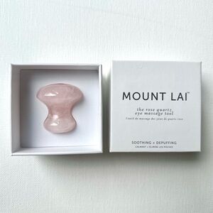 Mount Lai The De-Puffing Rose Quartz Eye Massage Tool